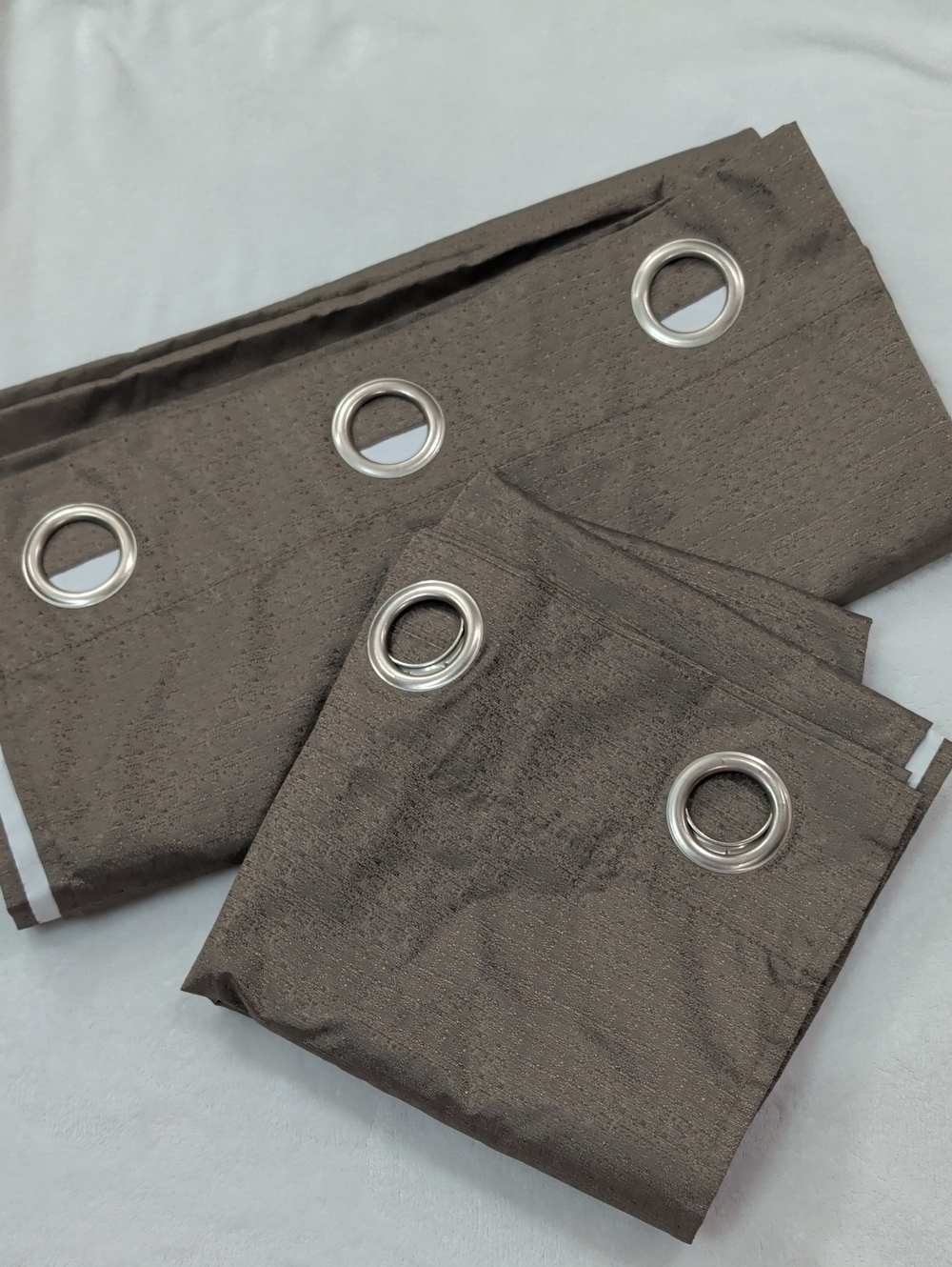 Set Of 2 41" X 81" Sun Zero Brown Curtain Panels